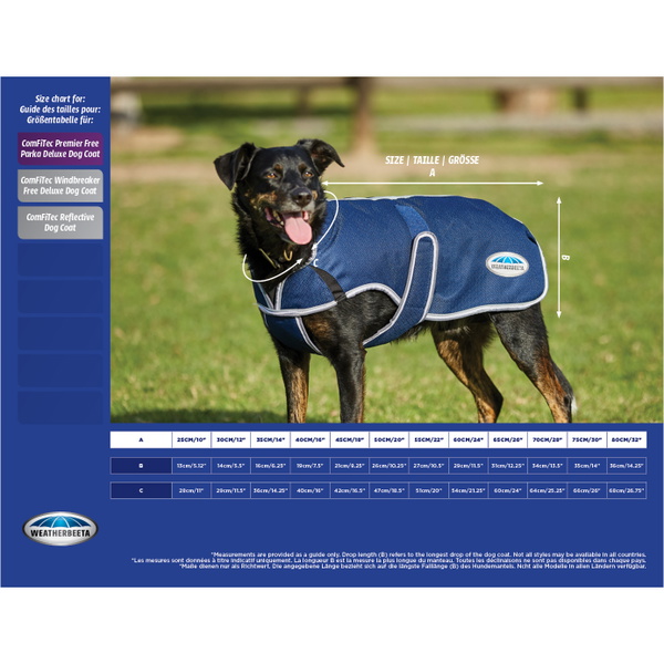 Weatherbeeta Comfitec Reflective Dog Coat - Silver